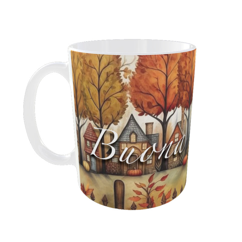 Tazza foglie autunnali